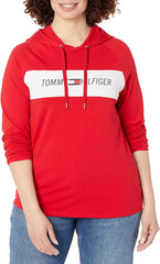 Tommy Hilfiger Women'S Premium Performance Hooded Long Sleeve Tee